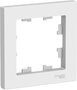 Рамка универсальная Systeme Electric AtlasDesign 1-м. белый